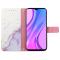  Xiaomi 12T / 12T Pro Fodral Marmor Vit/Lila