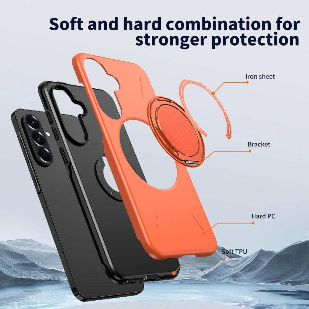 Samsung Galaxy A27 5G Skal Magsafe Kickstand Orange