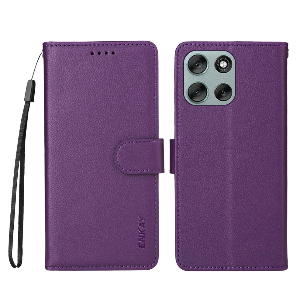 ENKAY ENKAY Motorola Moto G86 Power/G86 5G Fodral RFID Lila