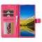 LC.IMEEKE LC.IMEEKE Samsung Galaxy S25 Ultra Fodral Läder Rosa/Röd
