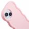  iPhone 14 Mobilskal Wavy Ljus Rosa