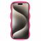  iPhone 14 Mobilskal Wavy Rosa