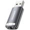 ESSAGER ESSAGER USB-A till 2x AUX 3.5mm Adapter