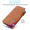 LC.IMEEKE iPhone 13 - LC.IMEEKE Retro Flip Fodral - Brun