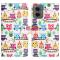  Motorola Moto G55 5G Fodral Med Tryck Ugglor