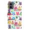  Motorola Moto G55 5G Fodral Med Tryck Ugglor