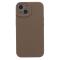  iPhone 15 Skal Liquid Silikon Khaki