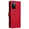  Xiaomi Redmi 10 Fodral Solid Läder Röd