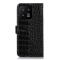  Xiaomi 13 5G Fodral Krokodil Textur Läder Svart