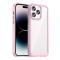  iPhone 14 Pro Max Skal Akryl/TPU Transparent/Rosa