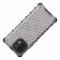  Xiaomi Mi 11 - Armor Honeycomb Textur Skal - Vit