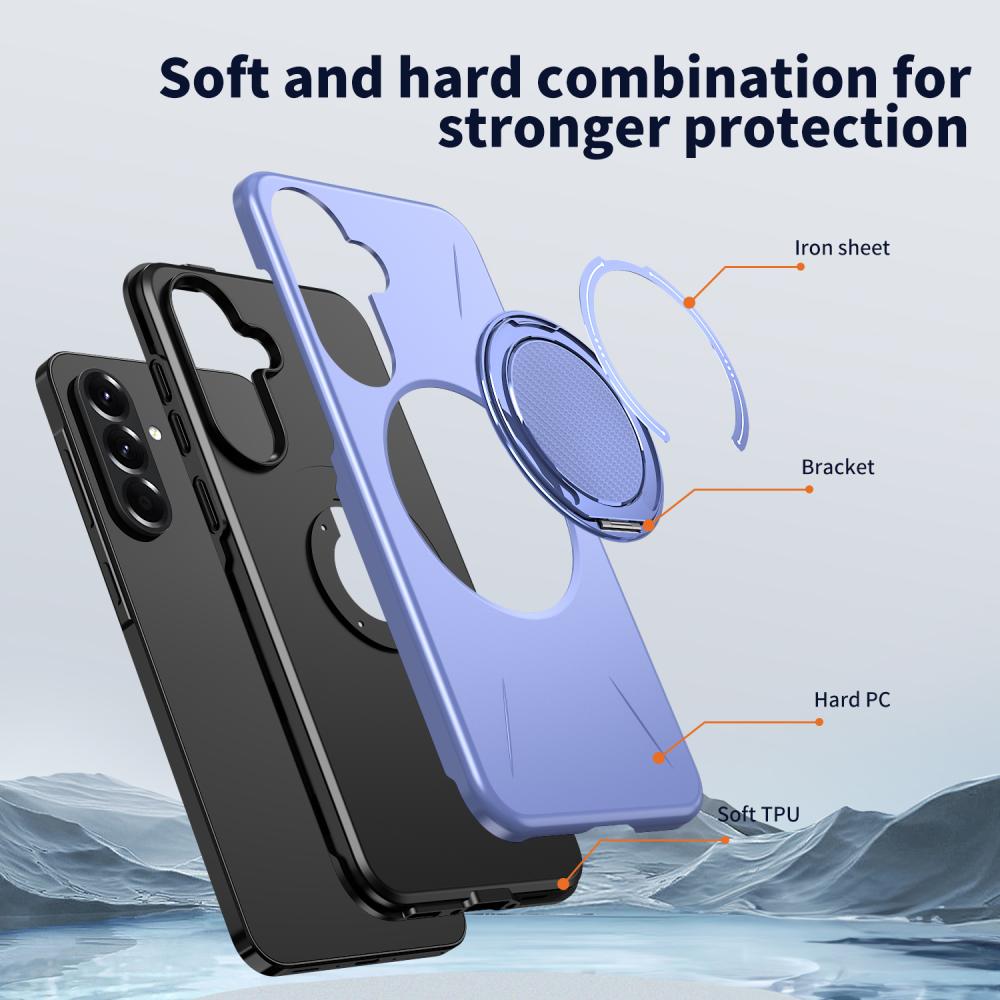  Samsung Galaxy A27 5G Skal Magsafe Kickstand Lila