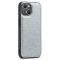 DG.MING DG.MING iPhone 15 Skal Läder Glitter Silver
