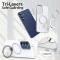  Samsung Galaxy A56 5G Skal MagSafe Kickstand Hybrid Vit