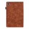  Samsung Galaxy Tab A8 10.5 (2021) Fodral Tryckt Flower Brun