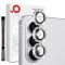 NORTHJO NORTHJO Samsung Galaxy S26 Linsskydd Strass Silver