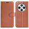  Xiaomi Redmi 14C Fodral Litchi Läder Brun