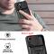  iPhone 14 Skal Armor Hybrid Ring CamShield Svart