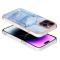  iPhone 16 Pro Max Skal TPU Marmor Blå