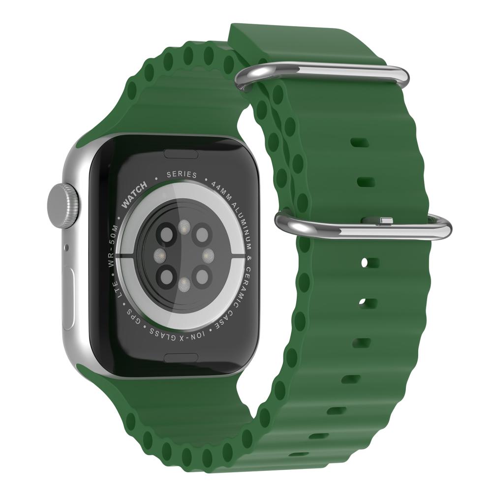 ColorPop Apple Watch 42/41/40/38 mm Armband Ocean Wave Army Green