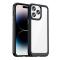  iPhone 14 Pro Max Skal Akryl/TPU Transparent/Svart