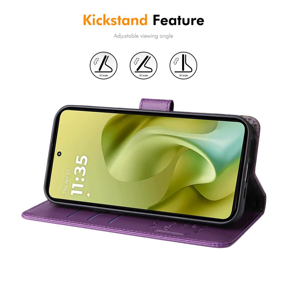 ENKAY ENKAY Motorola Moto G86 Power/G86 5G Fodral RFID Brun
