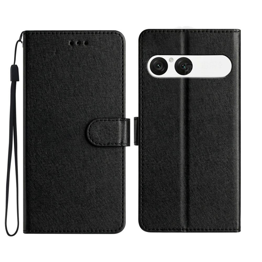 Sony Xperia 10 VII Fodral Läder Svart
