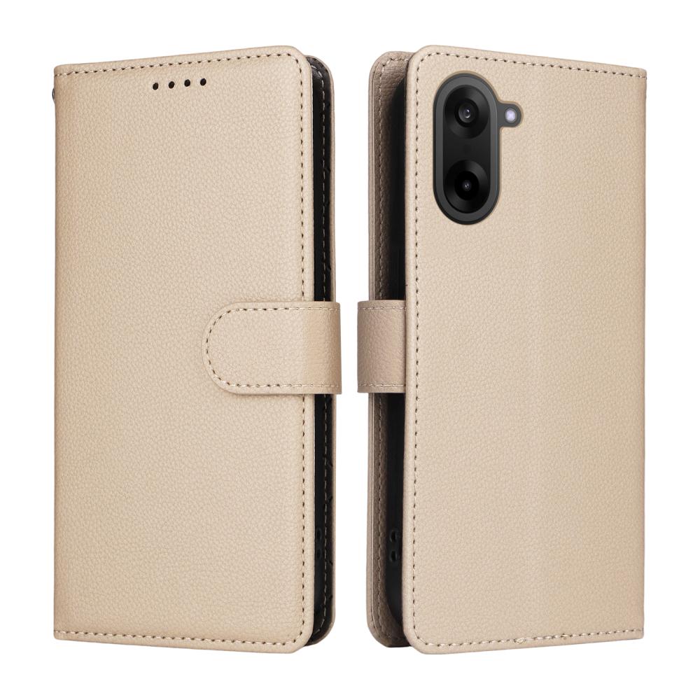  OnePlus Nord CE5 Plånboksfodral Läder Beige