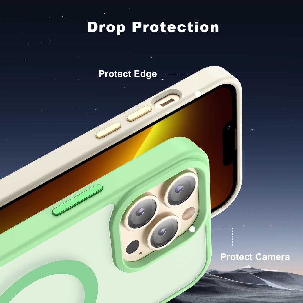 ColorPop ColorPop iPhone 13 Pro Max Skal CH MagSafe Matt Off White