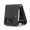  Galaxy Z Flip 3 Fodral Med 2 Kortfack Svart