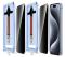  iPhone 15 Pro 2-PACK Skärmskydd Härdat Glas Privacy