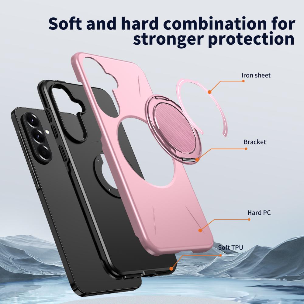  Samsung Galaxy A27 5G Skal Magsafe Kickstand Rosa