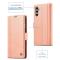 LC.IMEEKE LC.IMEEKE Samsung Galaxy S23 Fodral Läder Rosa