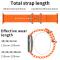 ColorPop Apple Watch 42/41/40/38 mm Armband Ocean Wave Orange
