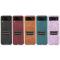  Galaxy Z Flip 3 Fodral Med 2 Kortfack Svart
