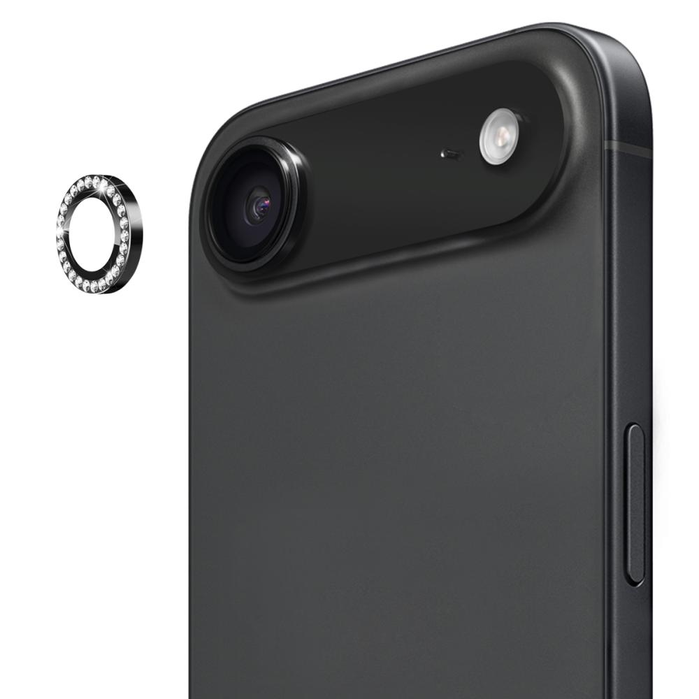 ENKAY ENKAY iPhone Air Linsskydd Strass Svart