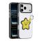 DUX DUCIS DUX DUCIS iPhone 18 Pro Max 17 Pro Max Skal PU-Läder Stjärna Vit