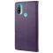  Motorola Moto E20 / E40 Fodral Tryckt Fjäril Textur Lila