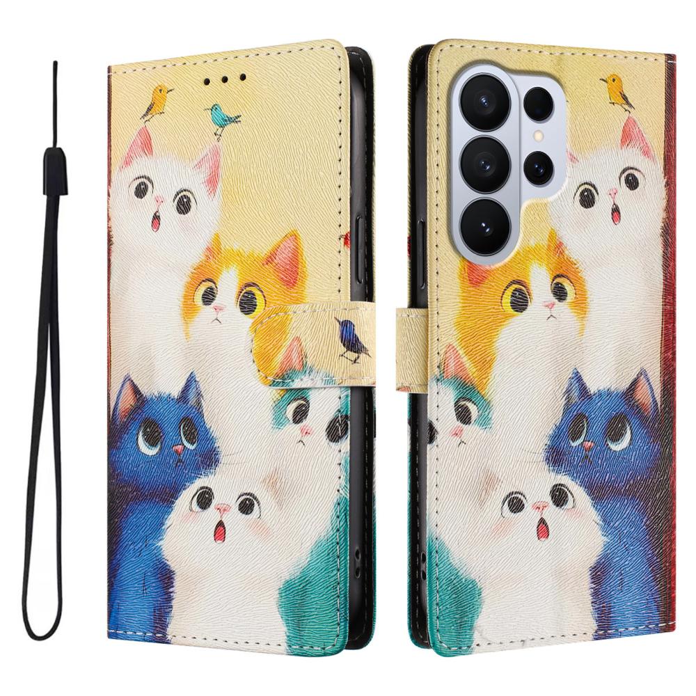  Samsung Galaxy S26 Ultra Fodral Med Tryck Katter