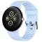  Google Pixel Watch 4 / 3 45 mm Armband Silikon Ljus Blå