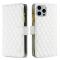 BINFEN BINFEN iPhone 15 Pro Max Fodral Diamond Multifunktionell Vit