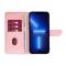  Motorola Moto G13 / G23 / G53 5G Fodral Solid Läder Roséguld