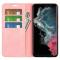  Samsung Galaxy S23 Ultra Fodral Flip Skin Touch Rosa