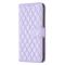  iPhone 15 Pro Fodral Diamond Läder Lila