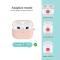  AirPods 3 Skal Silikon Med Krok Ljus Rosa