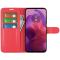  Motorola Moto G04 4G/G24 4G Fodral Litchi Läder Röd