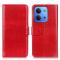  Xiaomi Redmi 15C Fodral Crazy Horse Läder Röd