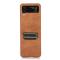  Galaxy Z Flip 3 Fodral Med 2 Kortfack Brun
