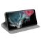  Samsung Galaxy S23 Ultra Fodral Flip Skin Touch Grå