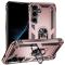  Samsung Galaxy S24 Skal Hybrid Armor Ring Roséguld